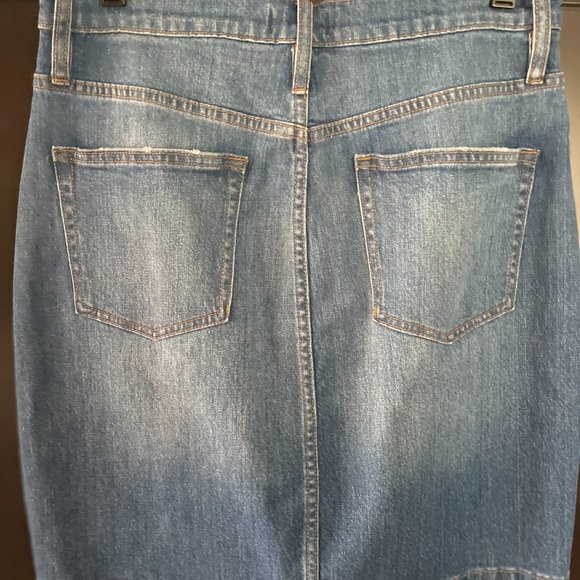 J Crew Denim Skirt with Buttons NEW Size 29 - Picture 6 of 9